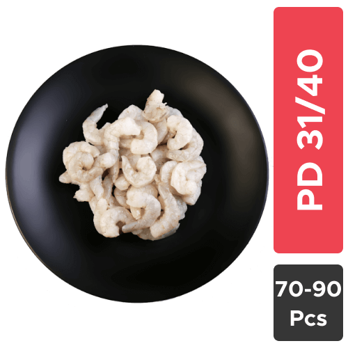 Frozen Prawns - 31/40 PD (Medium), 30% Glaze, 1 Kg