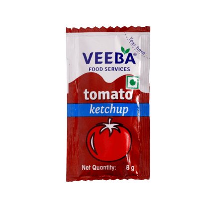 Veeba - Tomato Ketchup Sachets, 8 Gm x 100