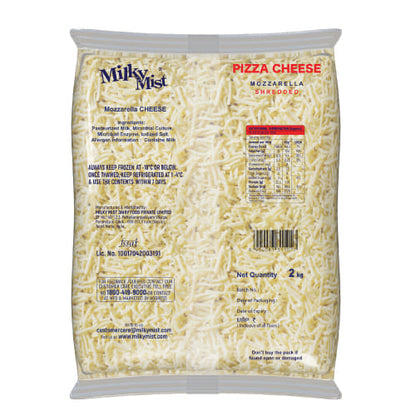 Milky Mist - Mozzarella Cheese (Shredded), 2 Kg Pack