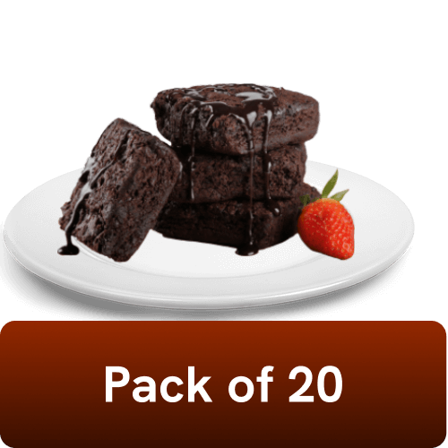 Baker Circle - Nut Brownie, 95 gmpc (Pack of 20), Frozen