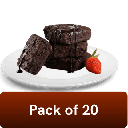 Baker Circle - Nut Brownie, 95 gmpc (Pack of 20), Frozen