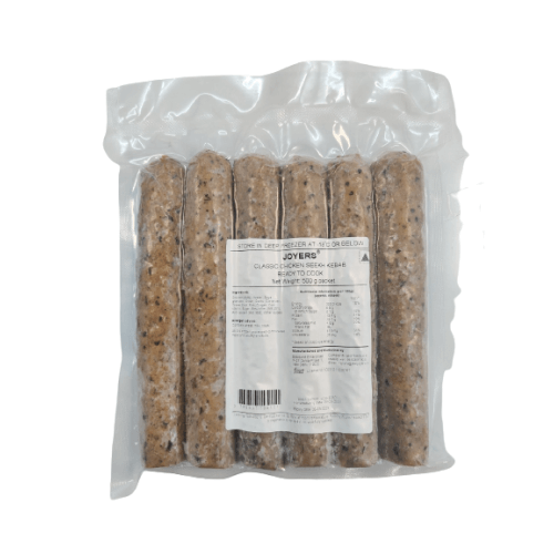 Joyers - Hot N Spicy Chicken Seekh Kebab, 83 gmpc (Pack of 6)