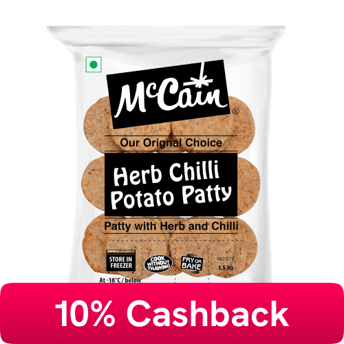McCain - Herb Chilli Potato Patty, 1.5 Kg Pack