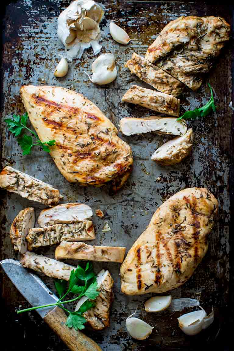 SG - Marinated Garlic Herb Chicken Breast, 1 Kg