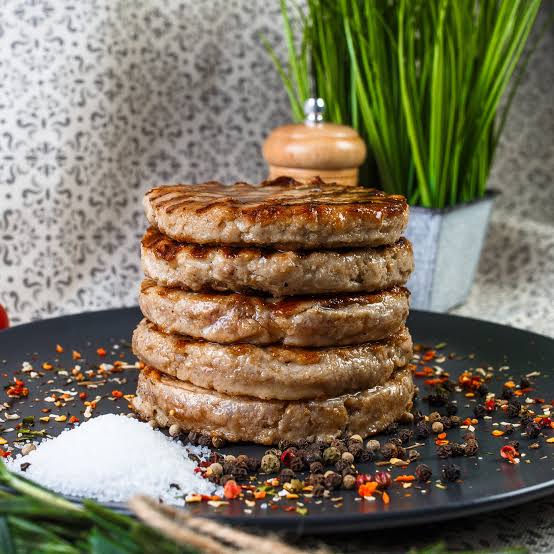 एसजी - फ्रोजन पेरी पेरी चिकन बर्गर पैटी 100 ग्राम, 1 किलो